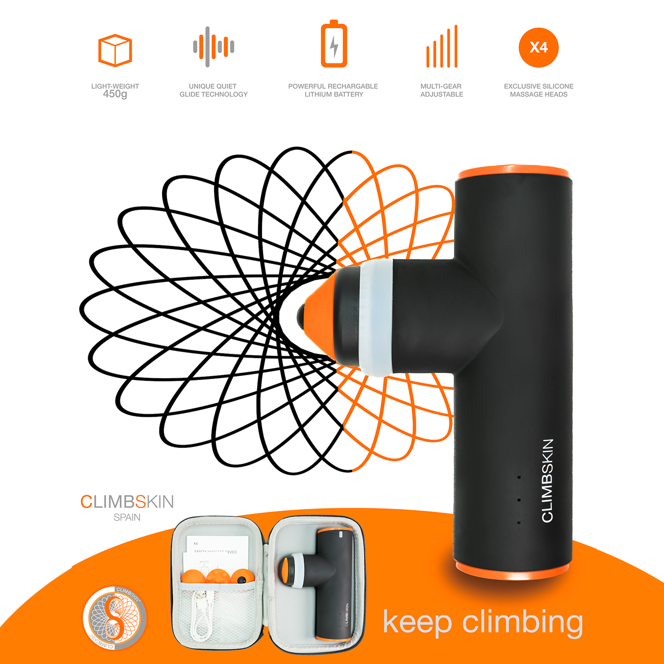 Climbskin® Mini Massage Gun